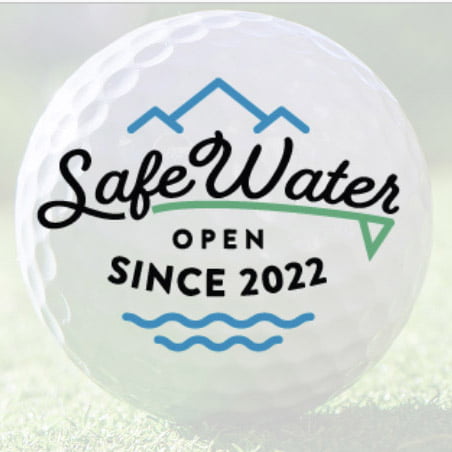 Safe Water Open Since 2022 on a golf ball